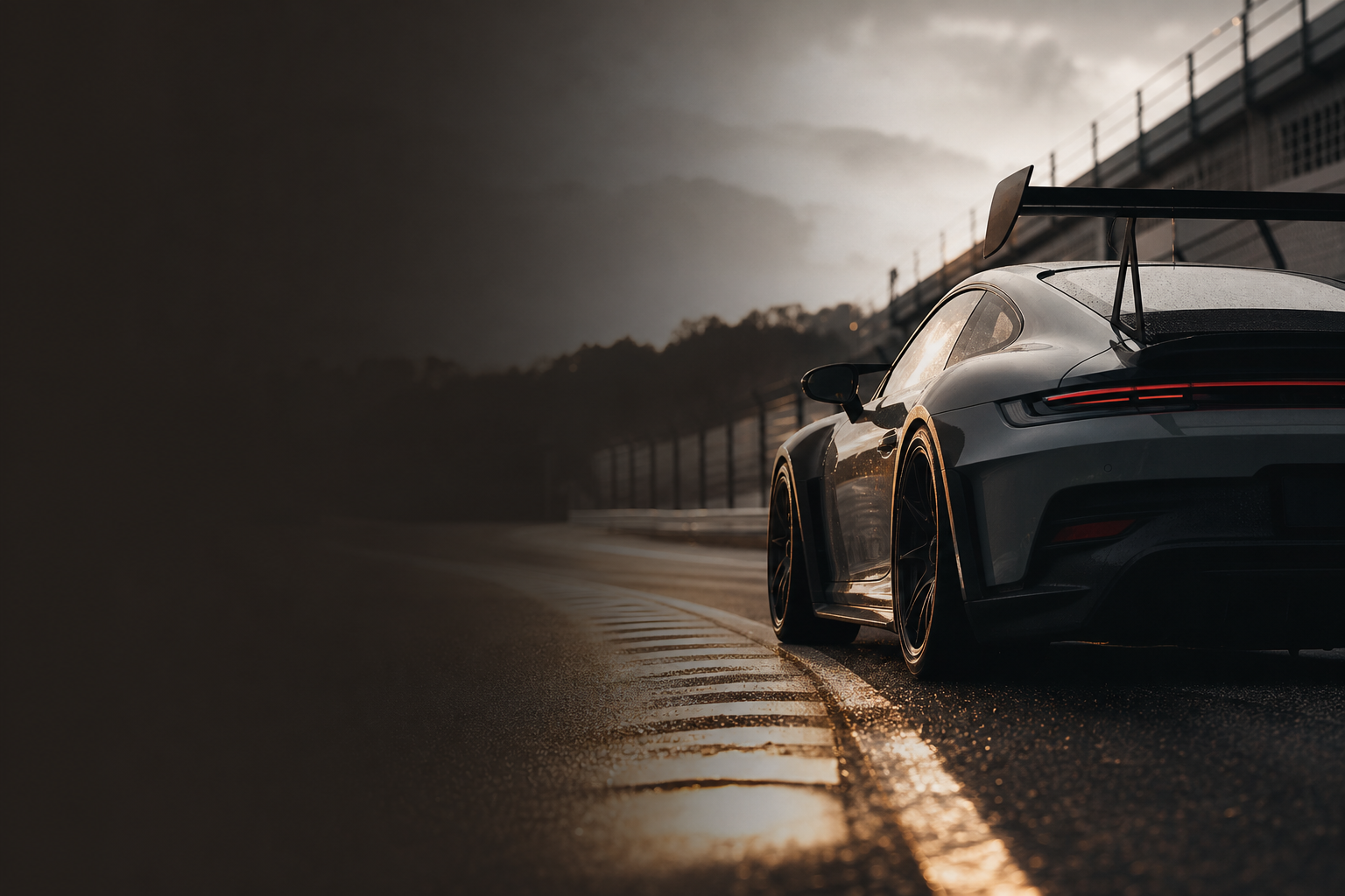 carro esportivo em pista, ambiente de corrida e fotografia automotiva sem texto